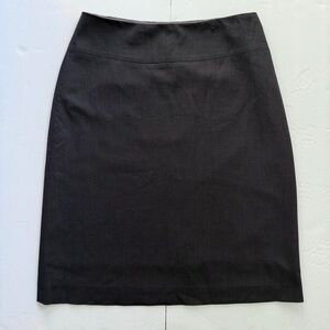 Wool Banana Republic charcoal grey midi/pencil skirt